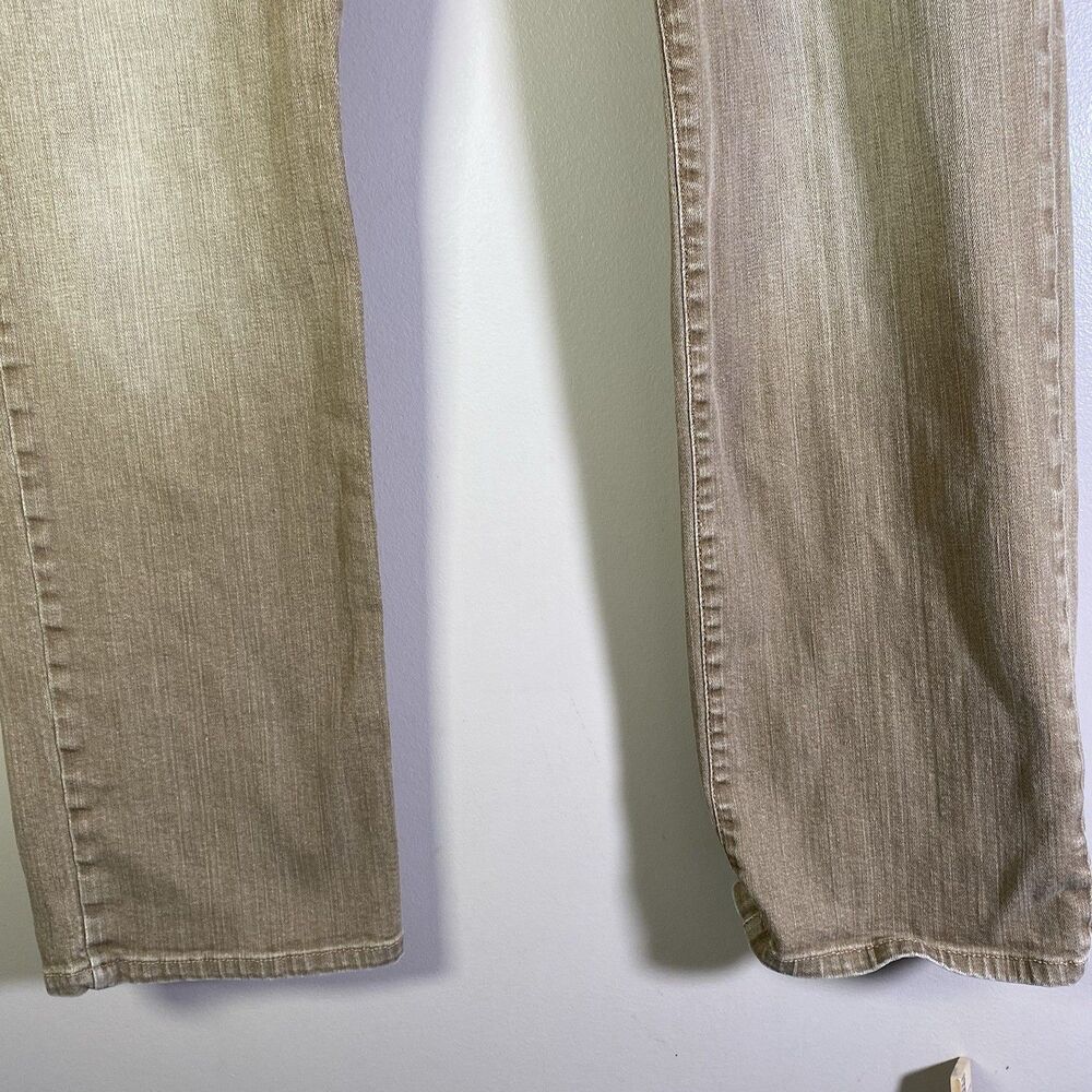 Alberto Jeans Mens 36x32 (Tag 36x34) Taupe Stone Brown Denim Modern Fit - Picture 4 of 16